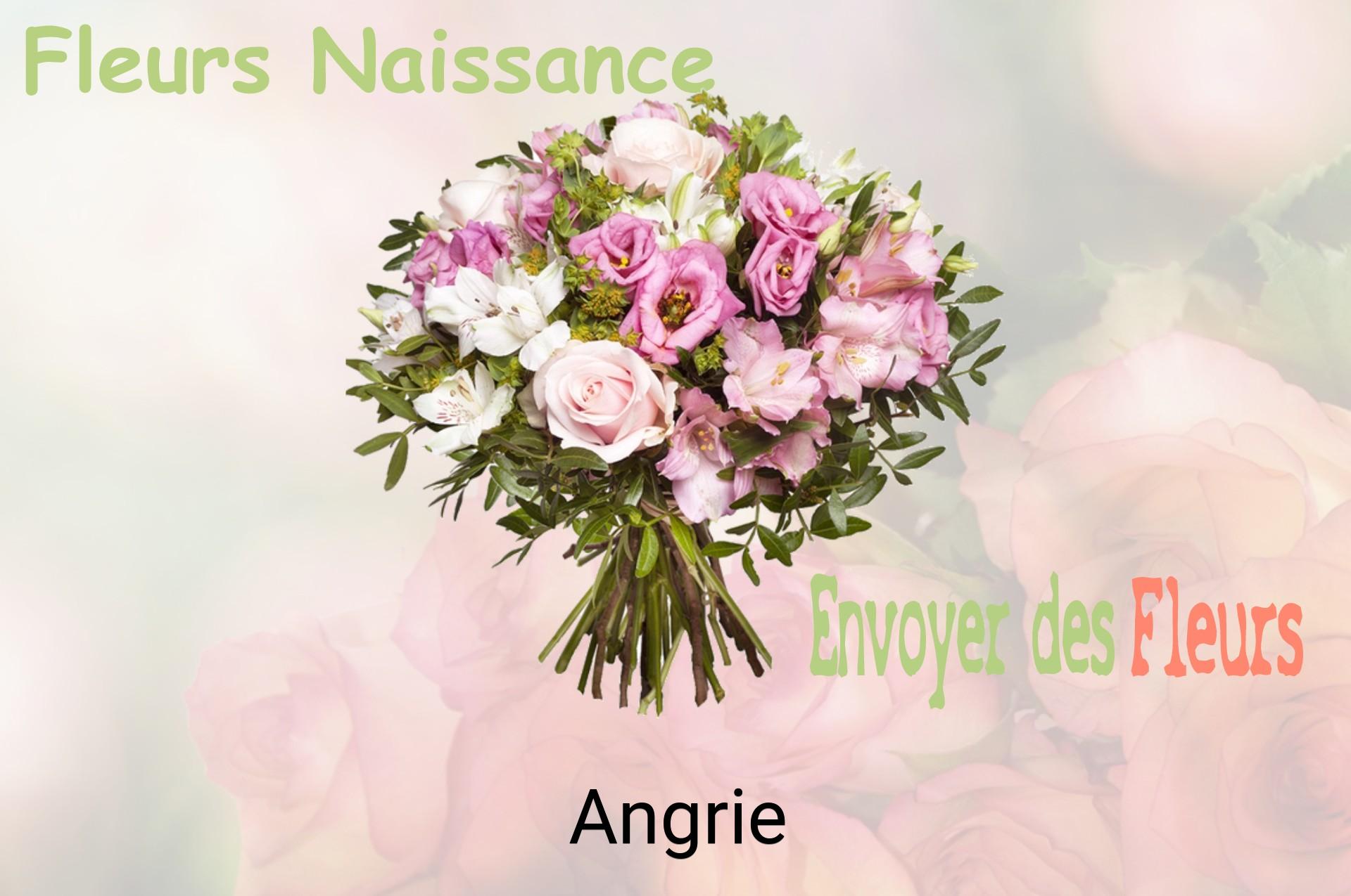 Bouquet de fleurs de naissance livré à Angrie
